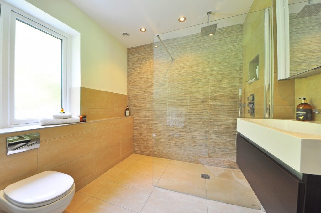 futuristic design in the bathroom