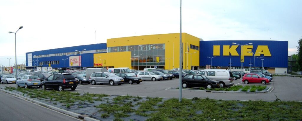 Parking de la empresa Ikea