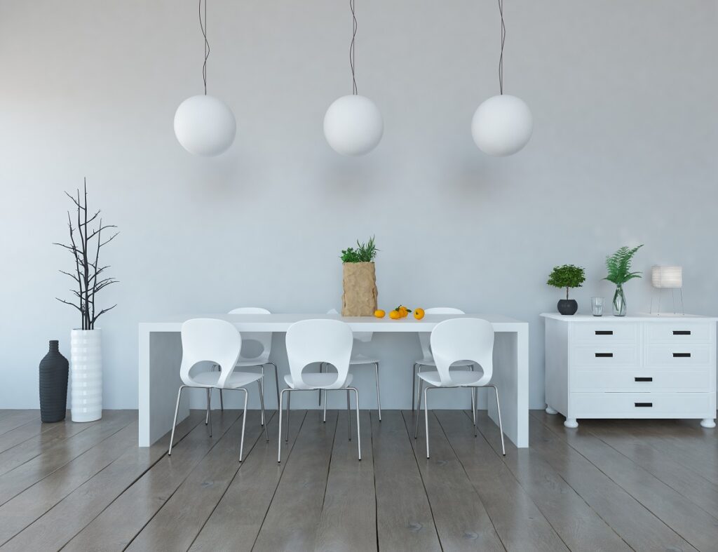 Cómo decorar tu casa con juegos de comedor, sillas de comedor, roperos y estantería 13